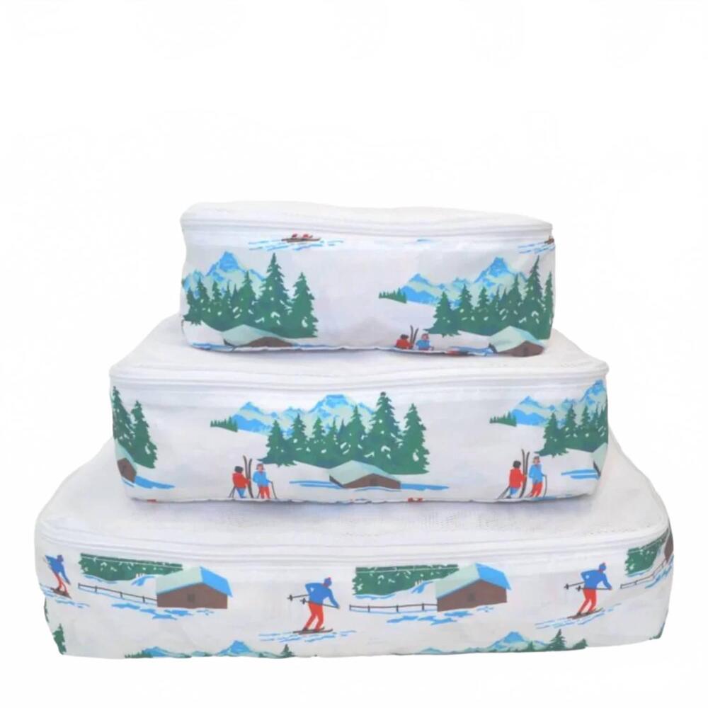 NEW TRVL DESIGN packing cubes - 3 piece in skiers
